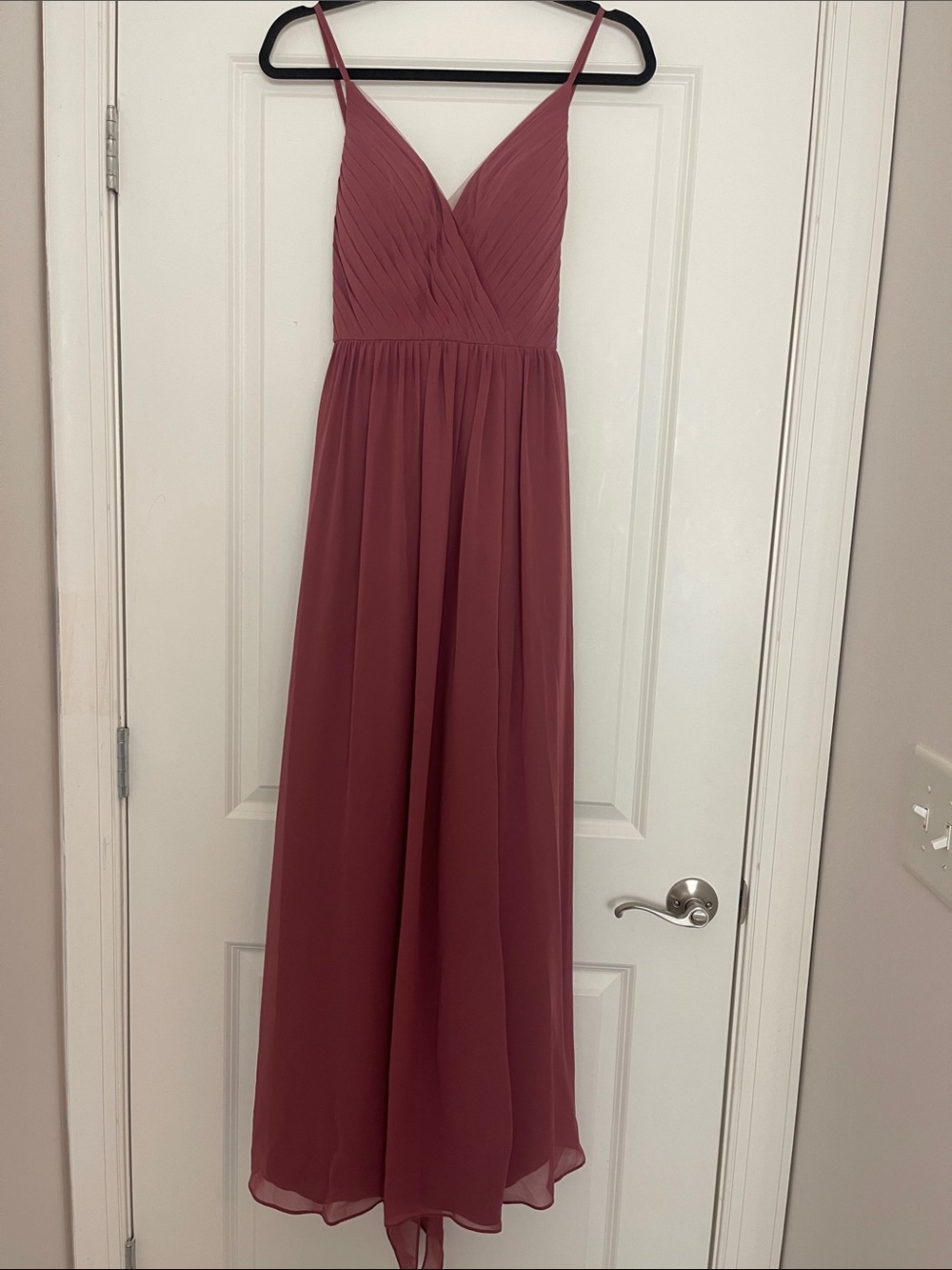 Azazie Gracie Dress Pleated Size 6